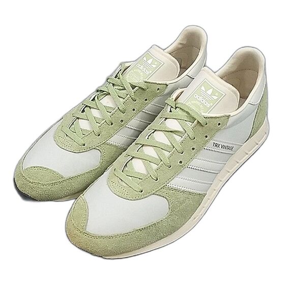 Adidas TRX vintage lime green suede sneaker/ running shoe men's 11